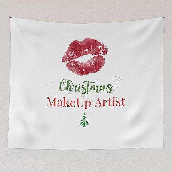 Item preview, Red Christmas lips. Christmas Makeup Artist. designed and sold by Vantrip.