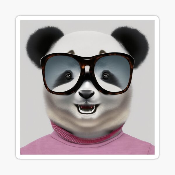 Imagine If Next Level Panda Tech Bear Sticker