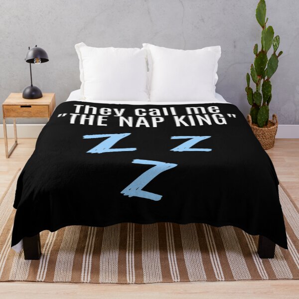 Item preview, They call me The Nap King : Laziness quote humor designed and sold by EnzoVectorism.