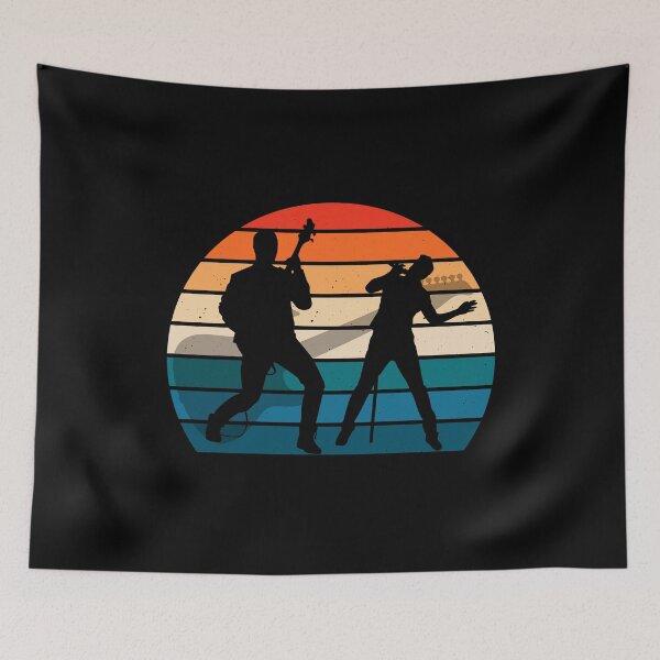Item preview, Music Retro Vintage Sunset Acoustic Guitar Lovers designed and sold by netdota.