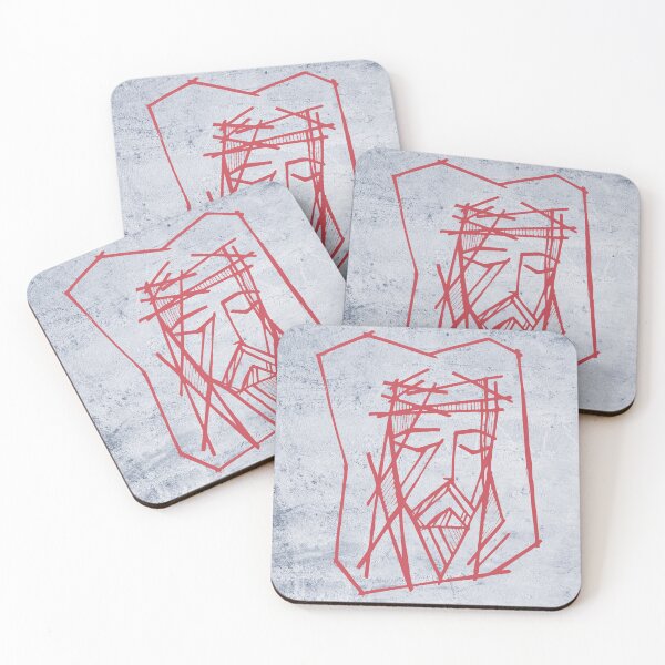 Item preview, Hand drawn illustration of Jesus Christ Face designed and sold by Iknu art.