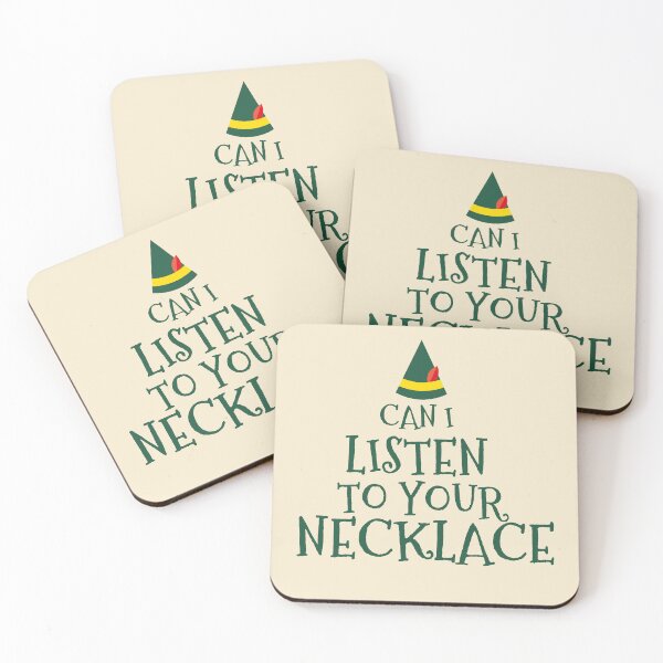 Item preview, can i listen to your necklace,elf,elf funny,elf quote,elf movie quote,christmas designed and sold by cutedream.