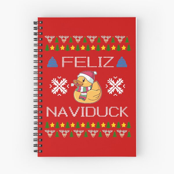 Artikelvorschau, Feliz Naviduck Ente mit Weihnachtsmütze Ugly Christmas entworfen und verkauft von BeansHotTees.