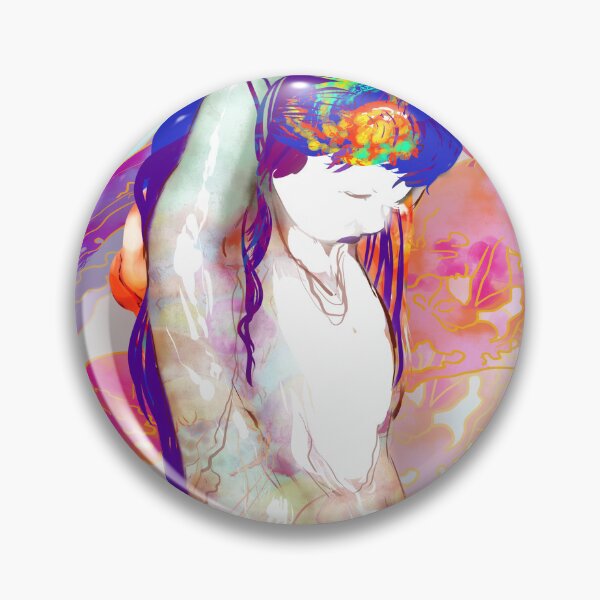 Item preview, UNDINE of the jellyfish beautiful mermaid nymph ocean pastel rainbow designed and sold by sandpaperdaisy.