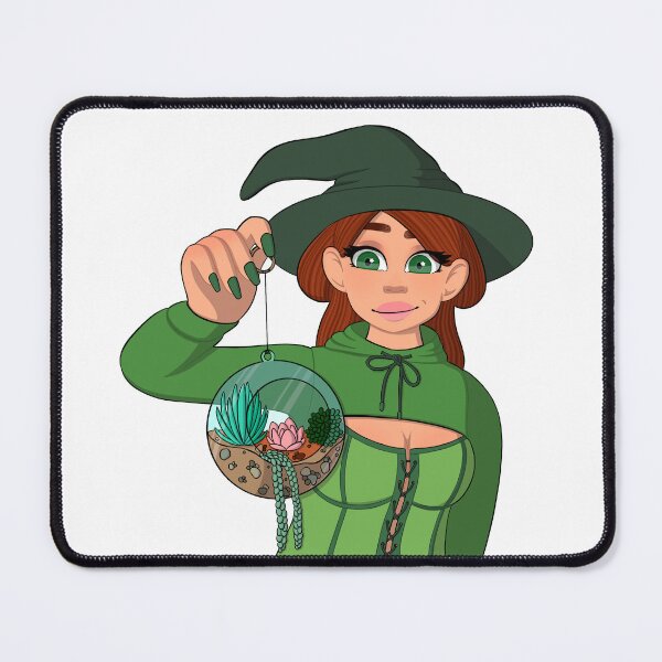 Item preview, Botanist witch designed and sold by rowandoodlezart.