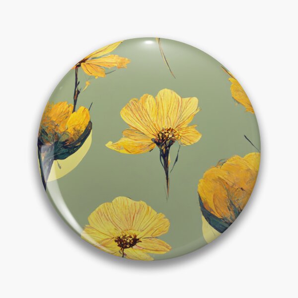 Item preview, Flores amarillas del cosmos designed and sold by Pattern-Way.