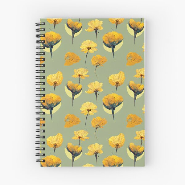 Item preview, Flores amarillas del cosmos designed and sold by Pattern-Way.