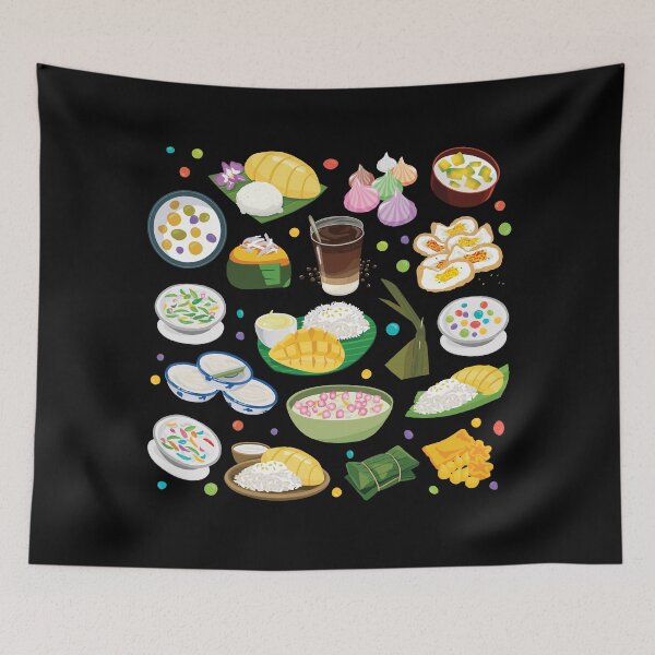 Item preview, Street Food Thai Delicious Dessert designed and sold by KewaleeTee.