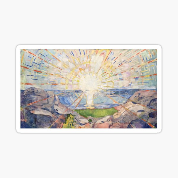Vista previa del artículo con la obra «Edvard Munch Solenintro», diseñado y vendido por hauntedm.