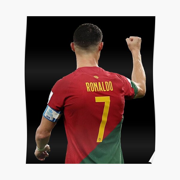 Christiano Ronaldo Portugal Jersey 2023 Poster for Sale by Alimator