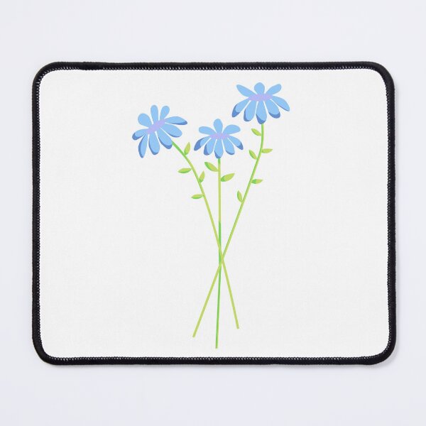 Item preview, Cute Blue Flower Trio designed and sold by LivChrisDesigns.