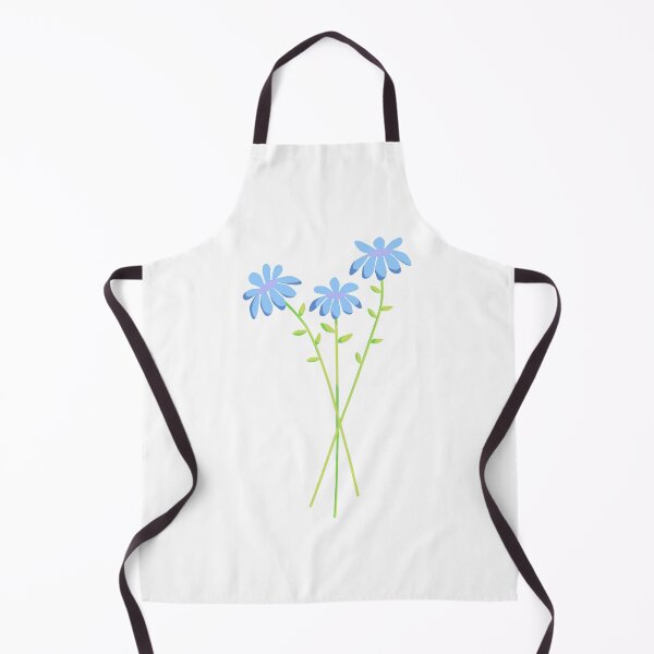 Item preview, Cute Blue Flower Trio designed and sold by LivChrisDesigns.