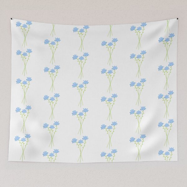 Item preview, Cute Blue Flower Trio designed and sold by LivChrisDesigns.