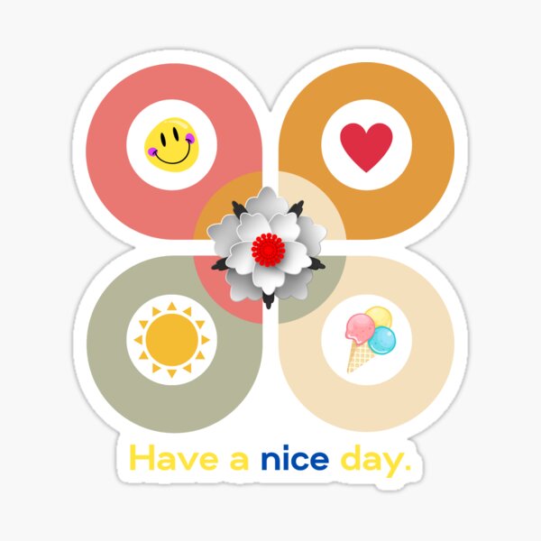 Just Be Nice Sticker