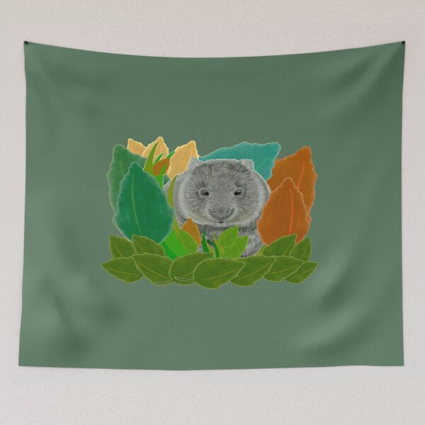 Item preview, Adorable leafy wombat  designed and sold by glowvim.