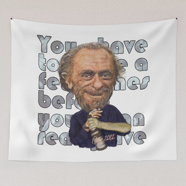 Item preview, charles bukowski designed and sold by HenryDrae.