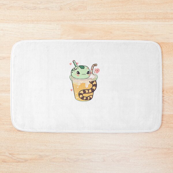 Item preview, Snake Drinking Bubble Tea Kawaii designed and sold by JigglePeek.