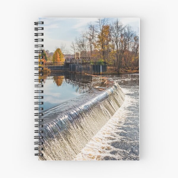 Item preview, A dam and waterfall in historic Smithville New Jersey. designed and sold by AndyKazie.
