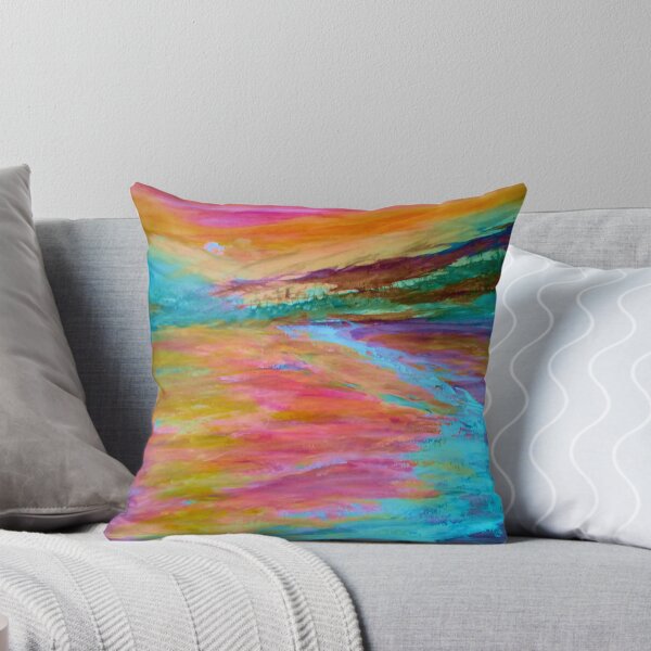 Item preview, Colorful Sunrise Over a Beach Landscape Painting designed and sold by Aryxaba.
