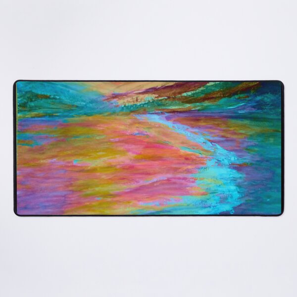 Item preview, Colorful Sunrise Over a Beach Landscape Painting designed and sold by Aryxaba.