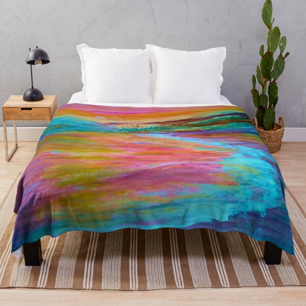 Item preview, Colorful Sunrise Over a Beach Landscape Painting designed and sold by Aryxaba.