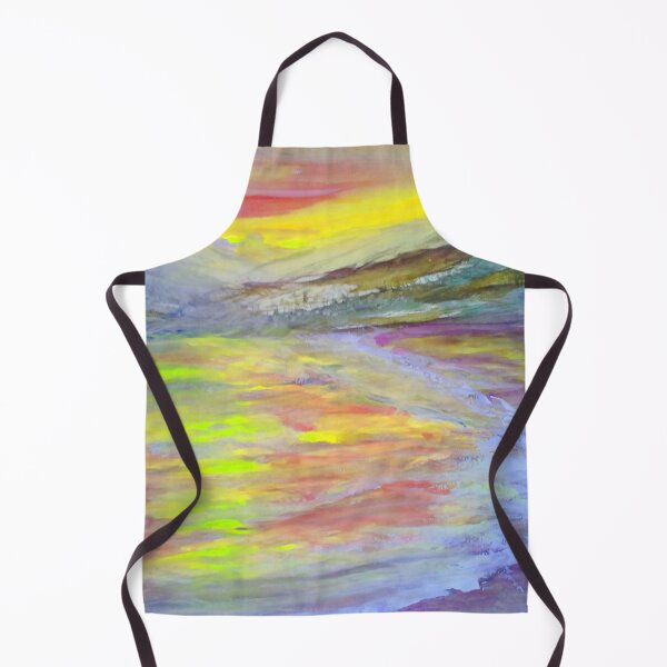 Item preview, Delightful Dawn Over a Beach Landscape Painting designed and sold by Aryxaba.