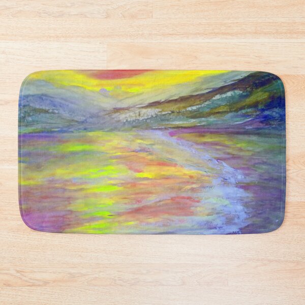 Item preview, Delightful Dawn Over a Beach Landscape Painting designed and sold by Aryxaba.
