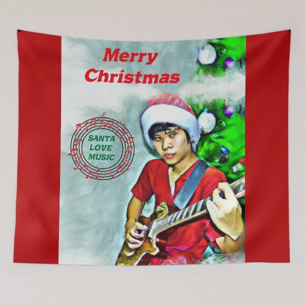 Item preview, Guitarist musician for Christmas designed and sold by Artbellachi.