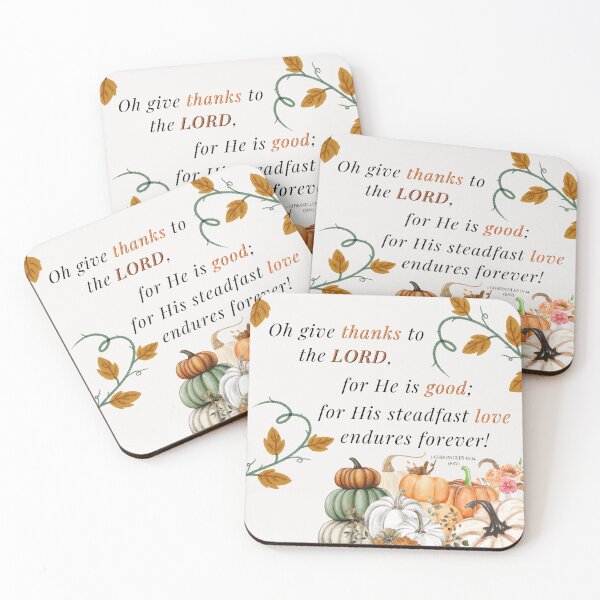 Item preview, Give Thanks to the LORD Bible verse Fall sign designed and sold by Chantockey.
