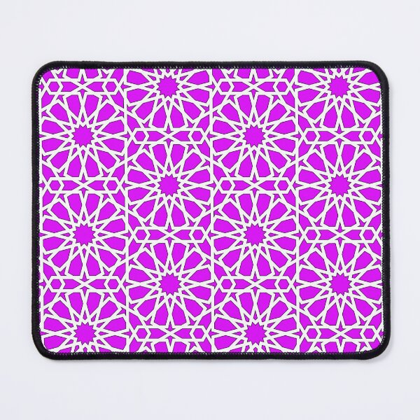 Item preview, Pink and White Star Moroccan Star Pattern  designed and sold by Islanr.