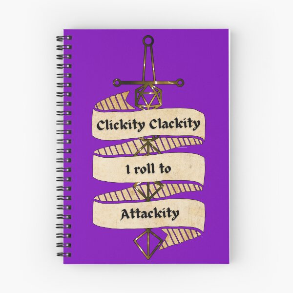 Item preview, Clickity Clackity I roll to Attackity sword designed and sold by MisterJfro.
