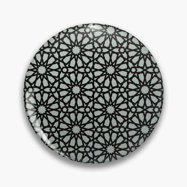Item preview, Grey and Black Star Moroccan Star Pattern  designed and sold by Islanr.