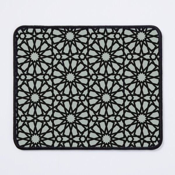 Item preview, Grey and Black Star Moroccan Star Pattern  designed and sold by Islanr.