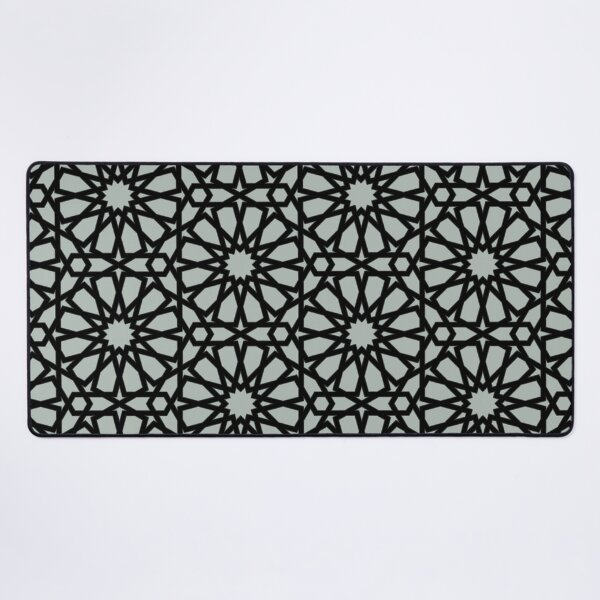 Item preview, Grey and Black Star Moroccan Star Pattern  designed and sold by Islanr.