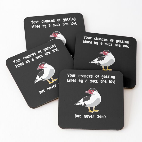 Item preview, Muscovy Duck Never Zero designed and sold by Clara Hollins.