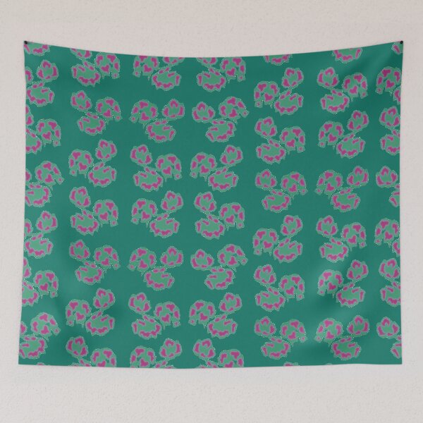 Item preview, Emerald green pink purple leopard spots designed and sold by glowvim.
