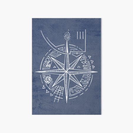 Item preview, Hand drawn illustration of compass voc designed and sold by Bernardo Ramonfaur.