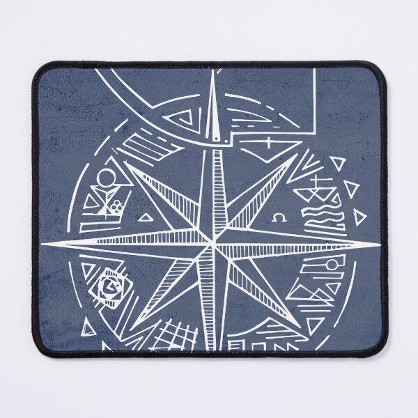 Item preview, Hand drawn illustration of compass voc designed and sold by Bernardo Ramonfaur.