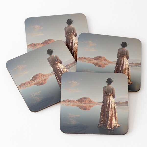 Item preview, portrait of a woman on a salt lake designed and sold by alxndraai.