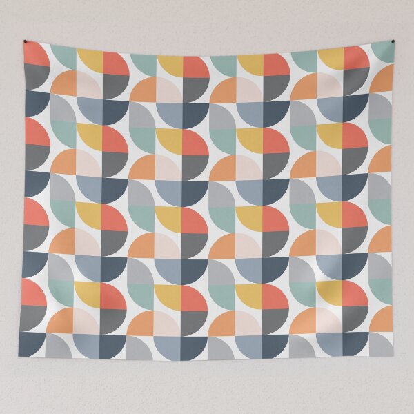 Item preview, Retro Geometric in happy colors designed and sold by UrbanEpiphany.