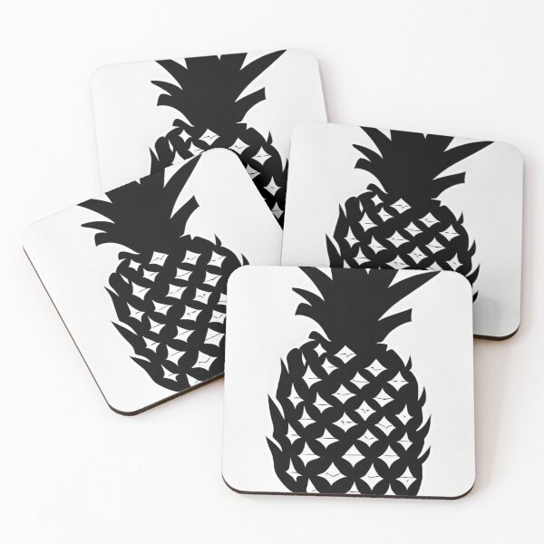 Item preview, Patrón de piña en blanco y negro designed and sold by Generationalpic.