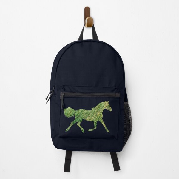 Artikelvorschau, Pferdesilhouette, die durch Gras reitet entworfen und verkauft von LightyearDesign.