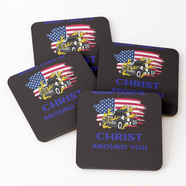 Item preview, American Trucker, Bright Light of Christ Around You BB designed and sold by TeamsterLife.