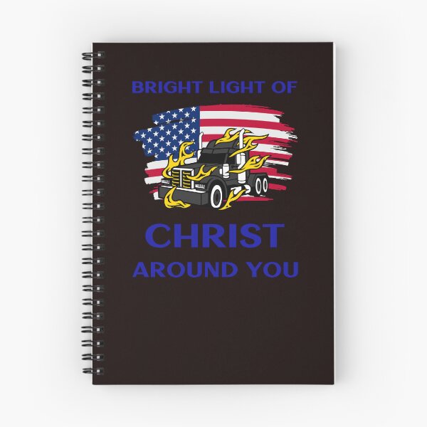 Artikelvorschau, American Trucker, Bright Light of Christ Around You BB entworfen und verkauft von TeamsterLife.