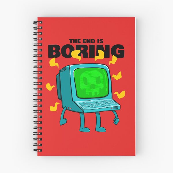 Item preview, The end is boring designed and sold by ImaginarStore.