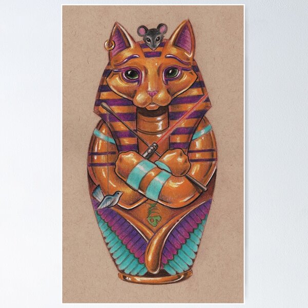Item preview, Kitty Sarcophagus (or Sarcatagus?) designed and sold by justteejay.