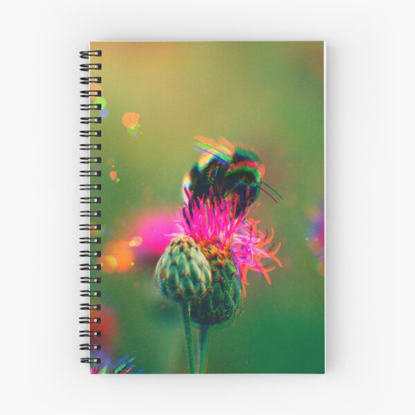 Item preview, Psychedelic Bumblebee On Pink Flower designed and sold by Stonio.