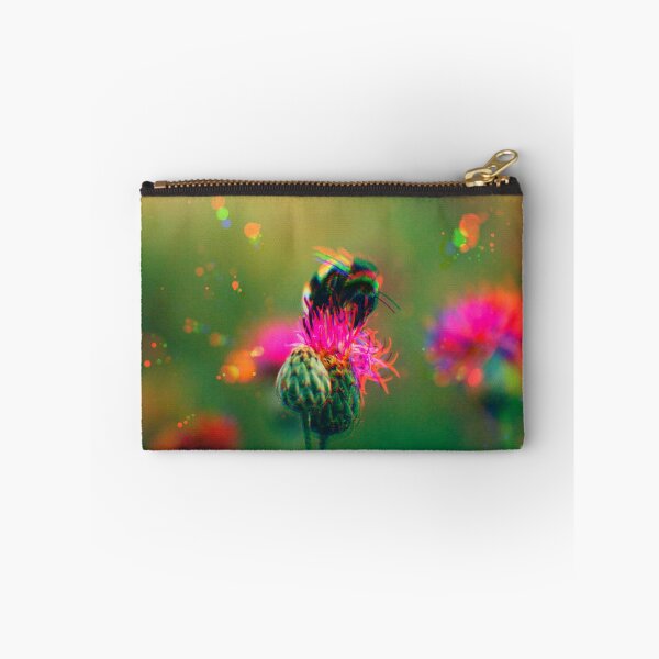 Item preview, Psychedelic Bumblebee On Pink Flower designed and sold by Stonio.