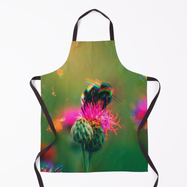 Item preview, Psychedelic Bumblebee On Pink Flower designed and sold by Stonio.