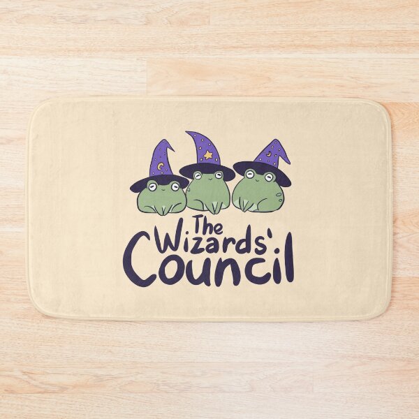 Item preview, The wizard council - the three cute little wizard frogs designed and sold by Yarafantasyart.